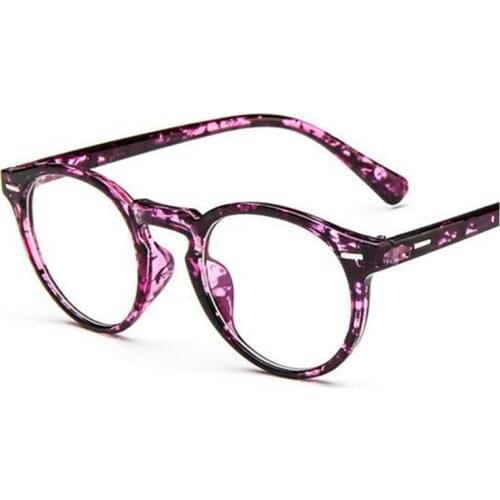 Vintage Retro Round Eyeglasses Frame Women Prescription Clear Glasses Men Optical Eye Frame Eyewear Glasses Frame Oculos