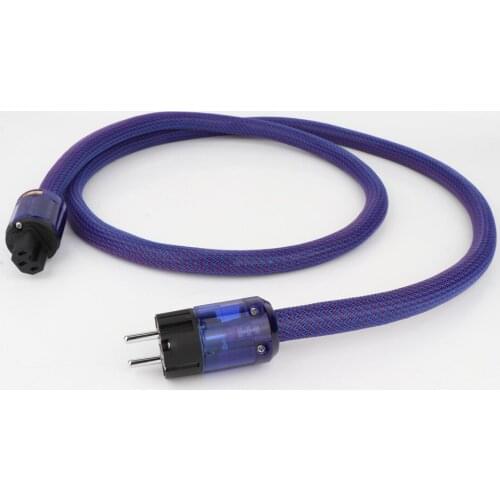 High Quality 6N Copper Audio Grade Power Cable With Rhodium Plated P-037E/C-037 EU/US Power Plug