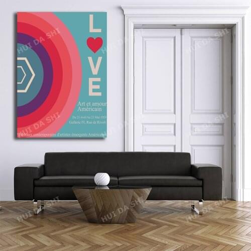 Love Exhibition Poster Paris Museum Poster 1959 Love Gift for Her
