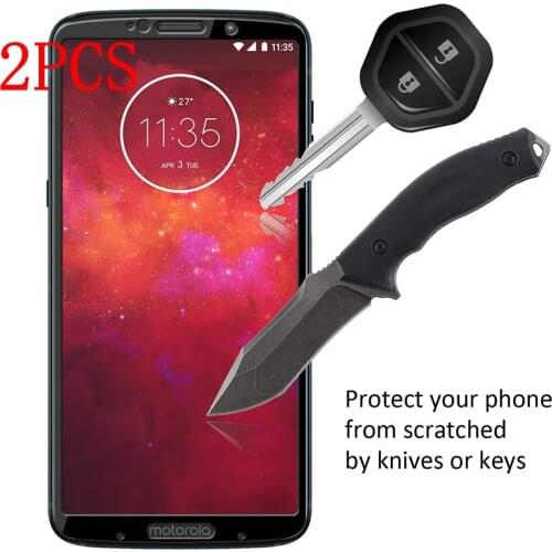 2PCS Full Cover Tempered Glass For Motorola Moto Z3 Play Screen Protector protective film For Moto Z3 Play Z3Play XT1929 glass