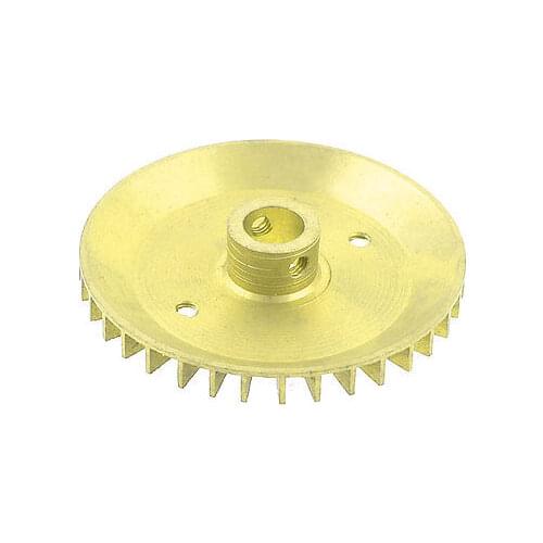 Water Pump Spare Part Solt Hole Single Side Brass Impeller Wheel 75mm