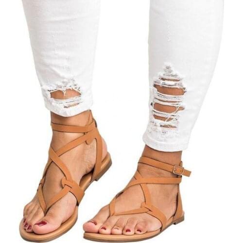 Women Sandals Flats Platform Woman Buckle Strap Summer Shoes PVC Plus Size Comfort Ladies Footwear New Woman Shoe 2021 New