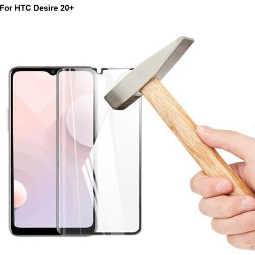 1PC Tempered Glass For HTC Desire 20+ Full Cover 9H Explosion-proof Screen Protector For HTC Desire20 plus Protection Film
