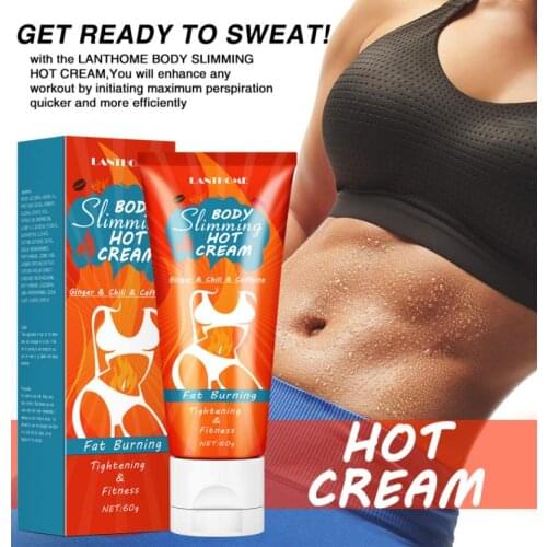60g Burn Body Slimming Hot Cream Weight Loss Anti-Cellulite Fat Burning Shaping Body Creams Body Skin Care TSLM1