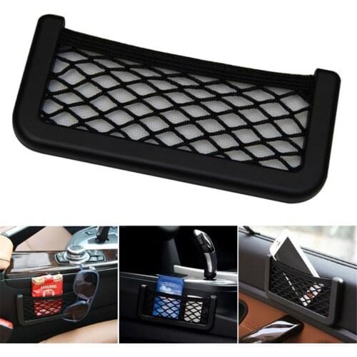 Vehicle New Car Universal Resilient Seat Storage Net Bag Holder Pocket Organizer