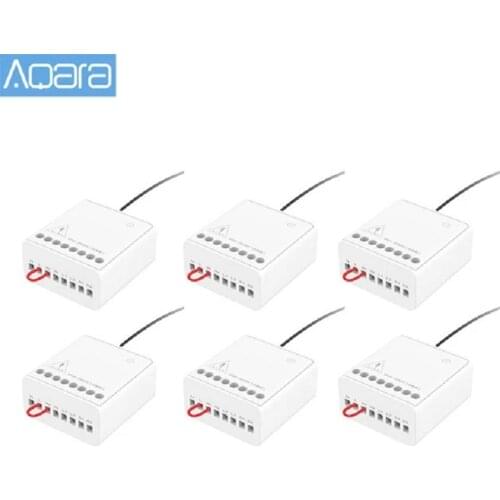 Aqara Two-way control module Wireless Relay Controller 2 channels Work For xiaomi mijia Mijia APP Home kit smart home