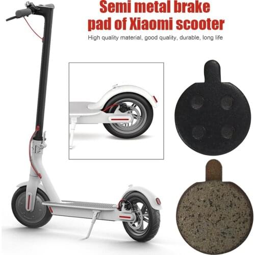 1 Pair Rear Wheel Friction Plates Disc Brake Pad Kit Electric Scooter for Xiaomi M365 Pro Skate Caliper Replacement Accessories