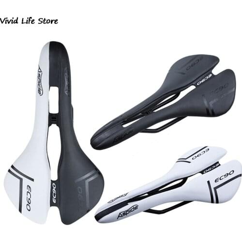 EC90 Road Bike Carbon Saddle Ultralight Racing Track Carbon Leather Saddle