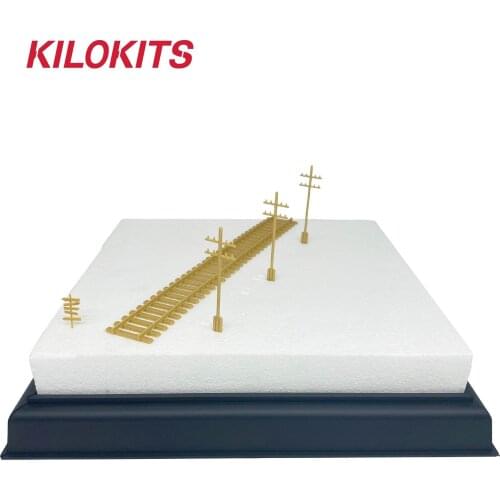 1/72 Scale 30x30cm EPS Foam with Plastic Base Diorama Model Kits The Soviet Union Gauge Track Railroad Terrain