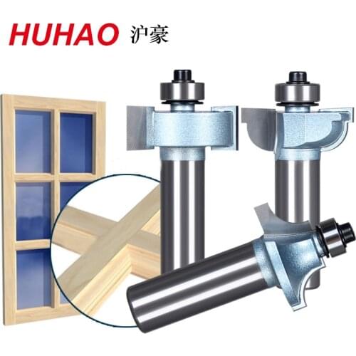 3pcs/set 1/2 SHK Tenon Knife Router Bits Wooden Door knife Set Wood Milling cutter