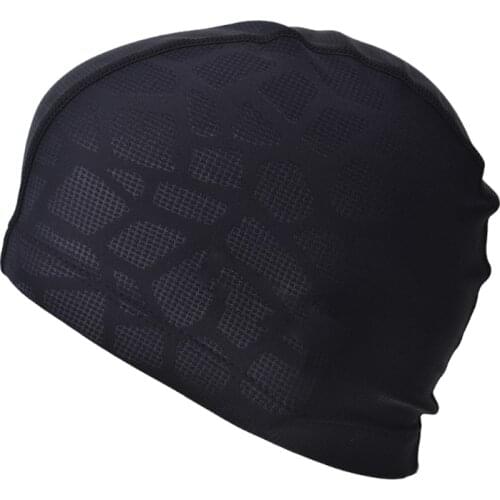 2021 New Adult Swimming 3D Elastic Silica Gel Waterproof Ear Protection Swim Hat