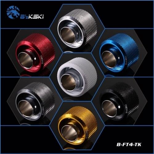 Bykski G1/4" Compress Connector Fitting for 13x19mm Flexible Hose B-FT4-TK