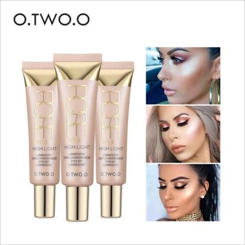 O.TWO.O Shimmer Cream 25ml Primer Base Contouring Concealer Highlight Whitening Moisturizer Oil-control Cosmetics T1497