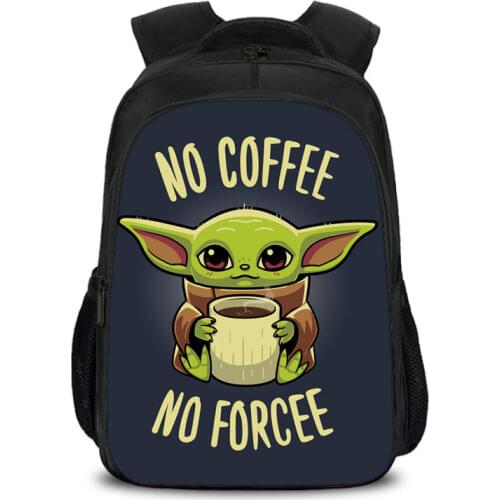 Disney The Mandalorian Backpcak for Boys Girls Baby Yoda Anime Casual School Bags Kindergarten Toddler Teenager Backpack Mochila