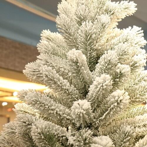 Simulation Christmas tree 1.2-2.4m white Christmas decorative tree PE Christmas tree pine needle Christmas tree christmas decor