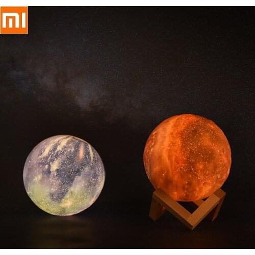 For Xiaomi LED Moon starry sky light Remote for Bluetooth Touch Sensor Table Lamp Gift Sleeping Light Bedroom Bedside Table Lamp
