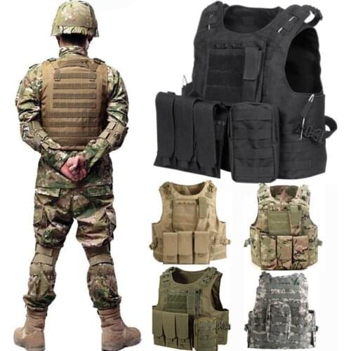 Tactical Airsoft Paintball Molle Plate Carrier Combat Play Hunting Military Vest