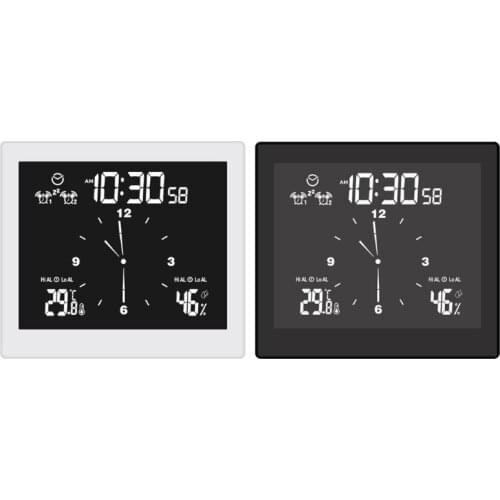 IP65 Waterproof Multifunctional Bathroom Shower Timer Temperature Humidity Alarm Thermometer Hygrometer Countdown Clock USB Powe