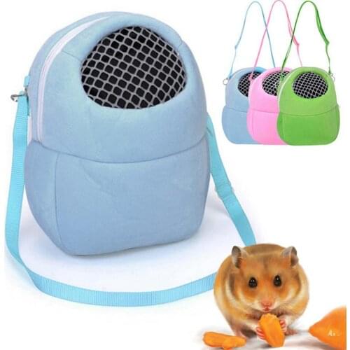 Pink/Blue/Green Breathable Storage Pouch Portable Breathable Hamster Hedgehog Bag Carrier Rabbit Cage Pets Travel Pouch Carriers