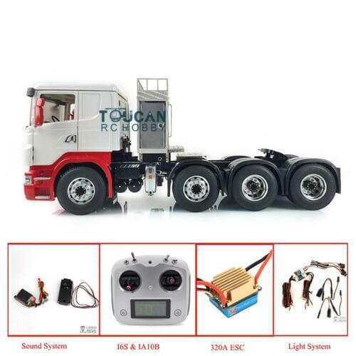 LESU 1/14 8*8 Chassis Sca RC Tractor Truck DIY Hercules Tamiya Cabin Radio THZH0539-SMT3