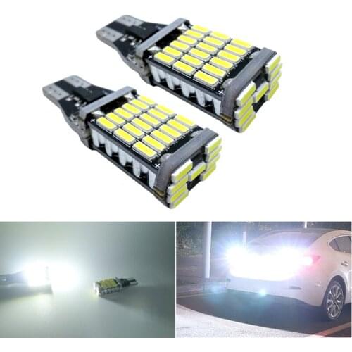 2x Signal Lamp W16W LED T15 921 912 Bulb Car Backup Reserve Lights Bulb Brake Lamp Xenon White For Toyota Corolla Camry Prado