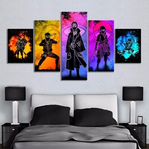 5pcs Soul of Aime Characters Picture Abstract Wall Art Canvas Paintings HD Wall Picture for Living Room Decor