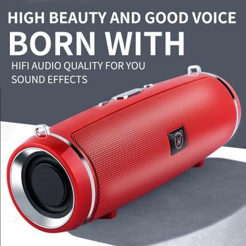 Wireless portable bluetooth speaker outdoor waterproof can be inserted card drop-proof with communication function
