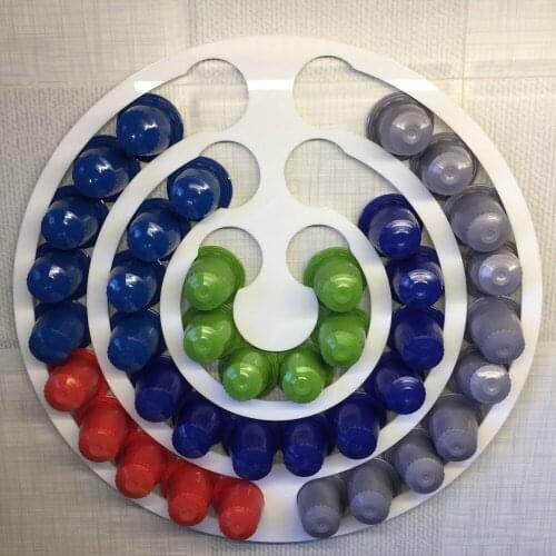 30-50cm Ring Plastic Practical Coffee Capsules Nespresso Storage Coffee Holder Fits Capsule Storage Coffee Hanging Ornament