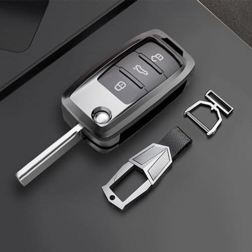 Zinc Alloy Car Key Case Cover For VW Volkswagen Golf 4 5 6 Bora Jetta POLO Passat B5 Skoda Superb Octavia SEAT Leon Car Styling