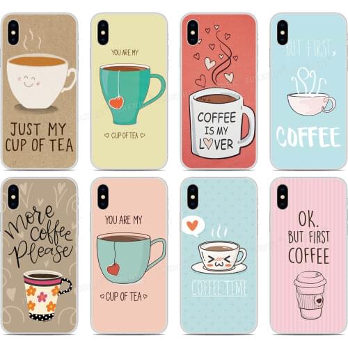 DIY Custom Photo Cover Funny Tea Coffee Cases For ASUS-ZenFone Max Pro M1 Rog Phone 2 6 5 5Z 4 Lite L1 Shot Plus M2 Phone Case