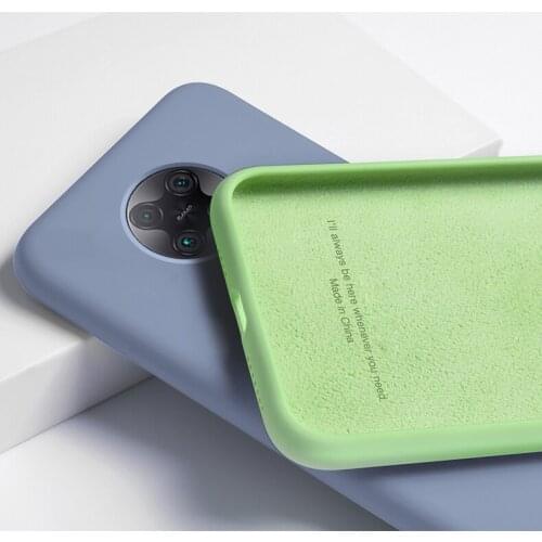 Skin-friendly Case For Xiaomi Redmi K30 Pro Liquid Silicone Cases Redmi K30 Pro Slim Soft TPU Microfiber Cover Xiaomi Redmi K30