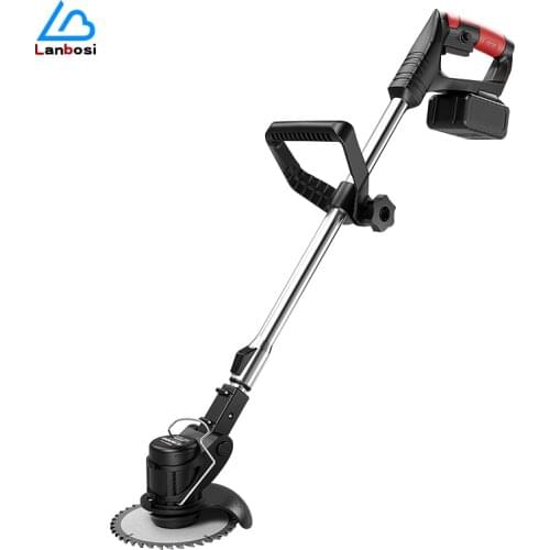 Lithium Battery Lawn Mower Small Household Electric Multi-Function Lawn Mower Rechargeable Lawn Mower