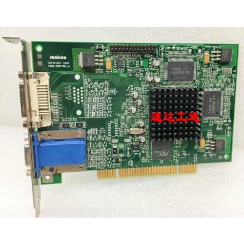 Matrox F7003-0301 REV-A Industrial Medical Equipment PCI G45FMDVP32DB Graphics Card Nett Price