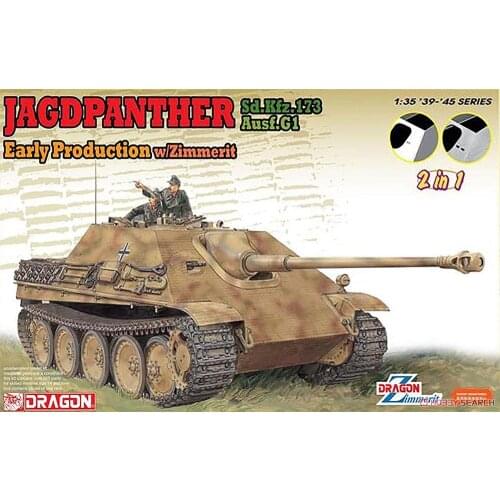 DRAGON 6758 1/35 Jagdpanther Early Production [Bonus:Magic Tracks /Metal Barrel] model kit