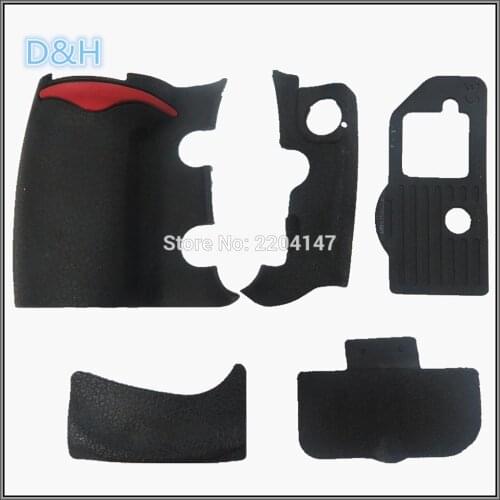 NEW A Set Of Body Rubber 5 pcs Front cover and Back cover Rubber For Nikon D300 D300S Camera Replacement Repair spare parts