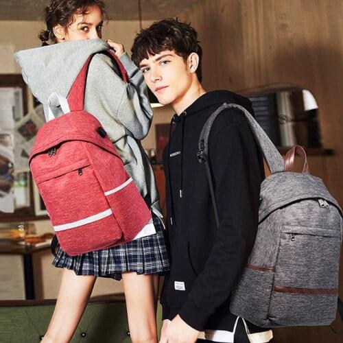 New Laptop Backpack Large Capacity Men Notebook Backpack with USB Charging Women Casual Travel Shoulder Bag School Bag XA809M