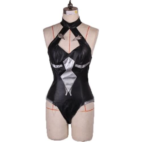 2020 Hyperdimension Neptunia Noire Black Heart Cosplay Clothing Cos Costume with gloves and socks,Customized Accepted