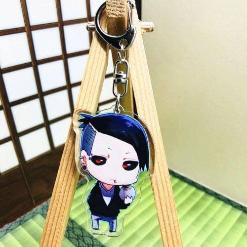 Tokyo Ghoul: re Anime Original keychain Kaneki Touka Kirishima Toka Shuu Uta Acrylic key ring/charms/keychain/strap D321