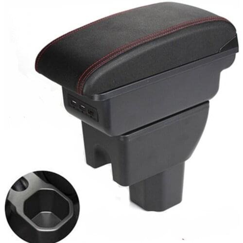 For Suzuki Ignis armrest box universal car center console modification accessories double raised with USB