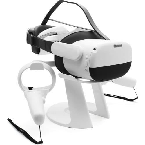 Vr Stand,Headset Display Holder and Station for Oculus Rift S Oculus Quest Headset Press Controllers
