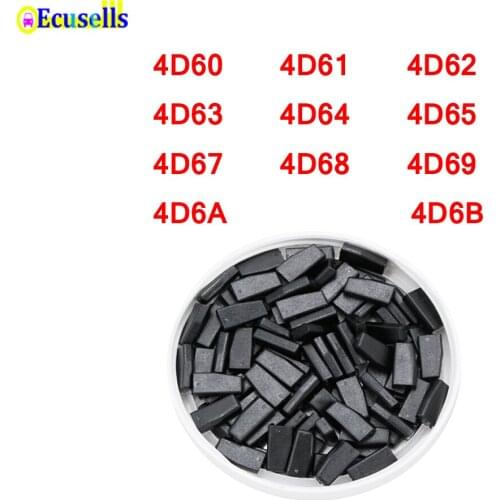 ID4D60 4d60 80bit Blank Transponder Car Key Chip 4D6A 4D6B 4D61 4D62 4D63 4D64 4D65 4D67 4D68 4D69 for remote 4D60 80BITS Chip