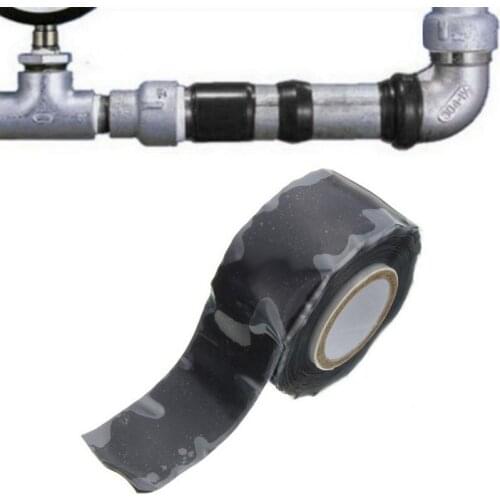 Waterproof Silicone Performance Repair Tape Self-adhesive Strong Black Rubber Silicone Bonding Tape Self Fusing Wire Tape