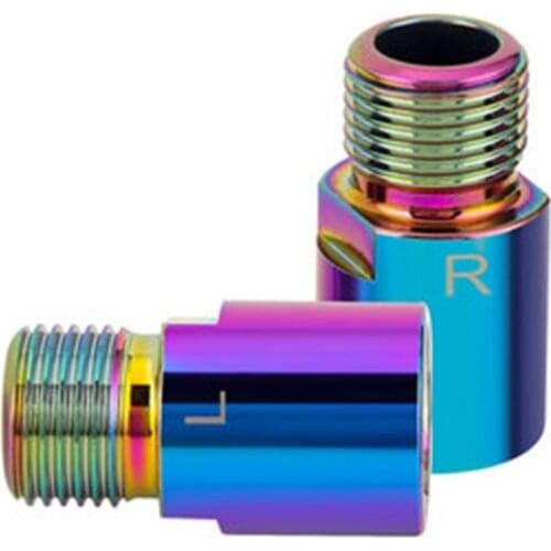 1 Pair Chrome-molybdenum Steel Bike Pedal Axle Extenders Cycling Mountain MTB Bicycle Pedal Extension Shaft Screws Bolts Spacers