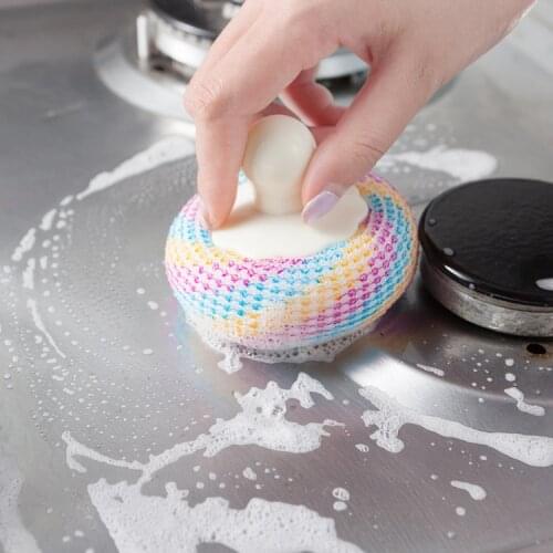 1pcs Melamine sponge Metal Mesh Super Detergent Tool 1pcs Kitchen Steel Degreasing Cleaning Tool Pot Brush Magic Cleaner