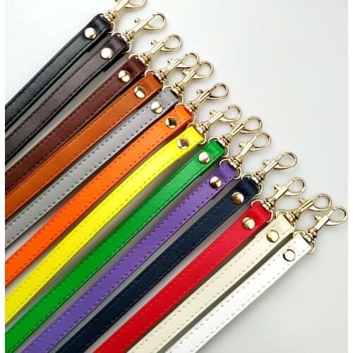 5pcs 120cm Adjustable Length PU Leather Handle for Handbag Purse Messenger Bag