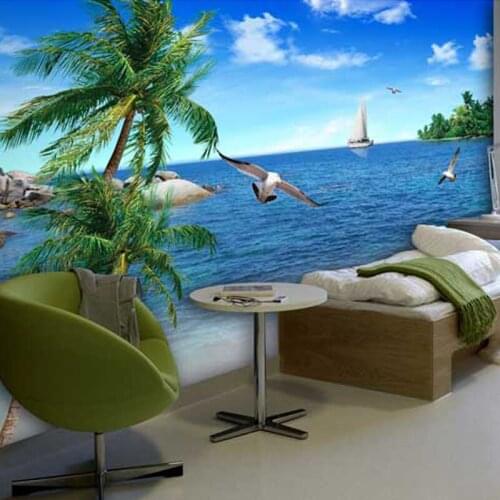 Beibehang 3D Chinese-style Landscape For Elders Room Home Improvement Sofa/TV Background Wall Custom Wallpaper Mural For Walls