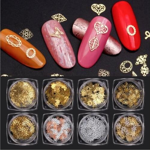 3D Nail Art Decorations Nail Glitter SnowFlakes Umbrella Star Bow-knot Mixed Design Decoration For Nail Art Manicure Accessories