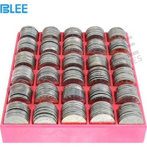 500 pcs 25mm* 1.85mm Game token stainless steel arcade token Game coin for coin acceptor Game machine accessories