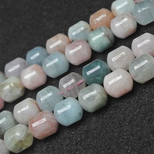 8x10mm/10x12mm/12x14mm Natural Column Barrel Mixed-color Morgan Beads For Jewelry Making Beads Bracelets 38cm DIY Beads Trinket