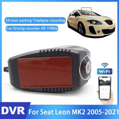 Car DVR Dash Cam Full HD 1080P For Seat Leon MK2 2005-2021 Driving Recorder Video Recording Dash Camera Auto Registrar dashcam